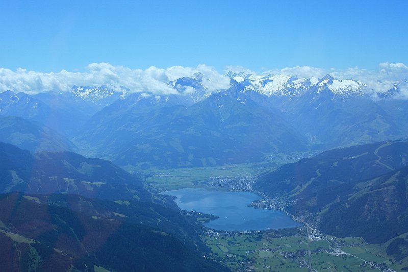 006.JPG - Anflug auf Zell am See.